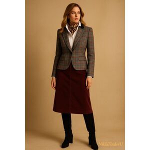 Pendleton Heritage Blazer with Velvet Collar/ Vintage size 10 Timeless